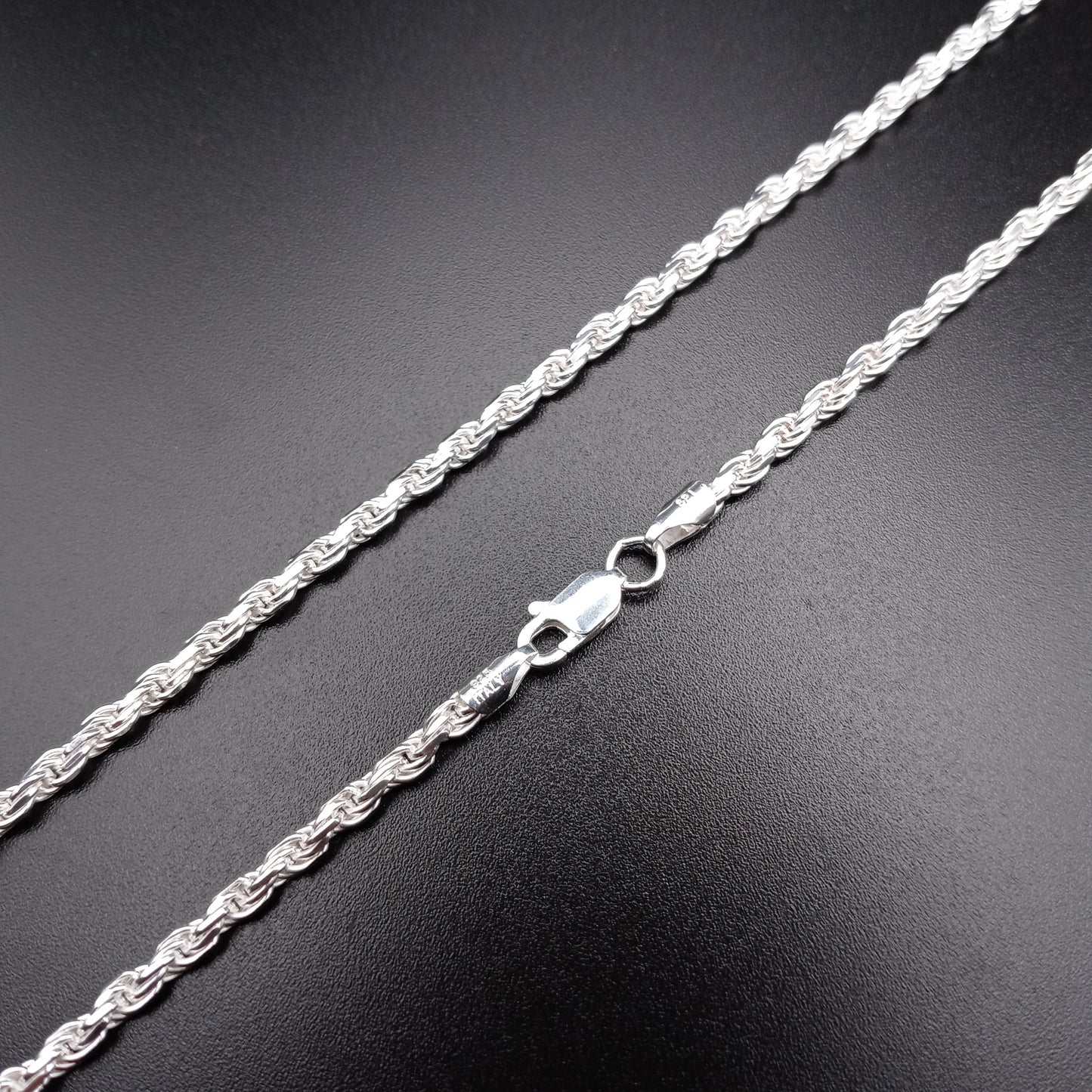 925 Sterling Silver 2.8mm Rope Chain - CH526