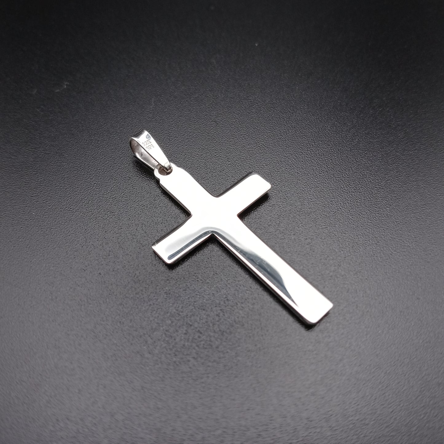 925 Sterling Silver Flat Cross Pendant