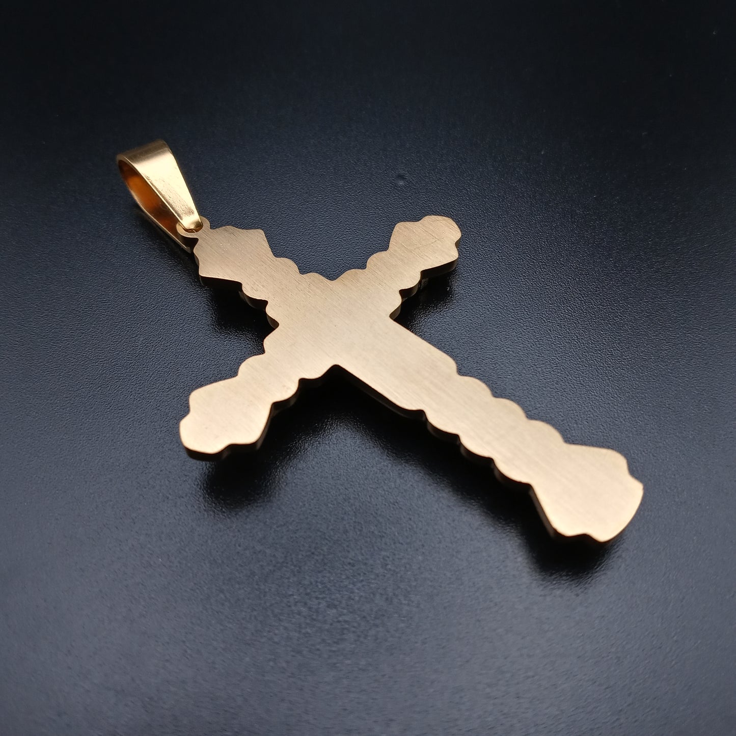 Gold Plated Crucifix Pendant