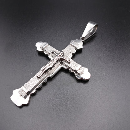 Stainless Steel Crucifix Pendant