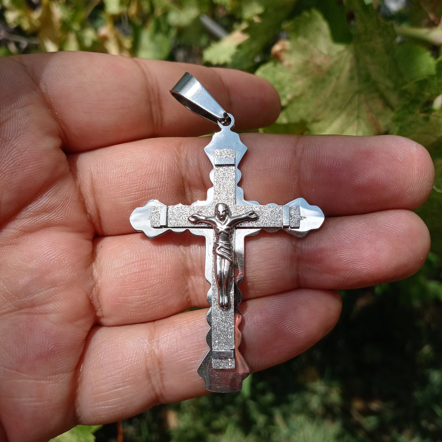 Stainless Steel Crucifix Pendant