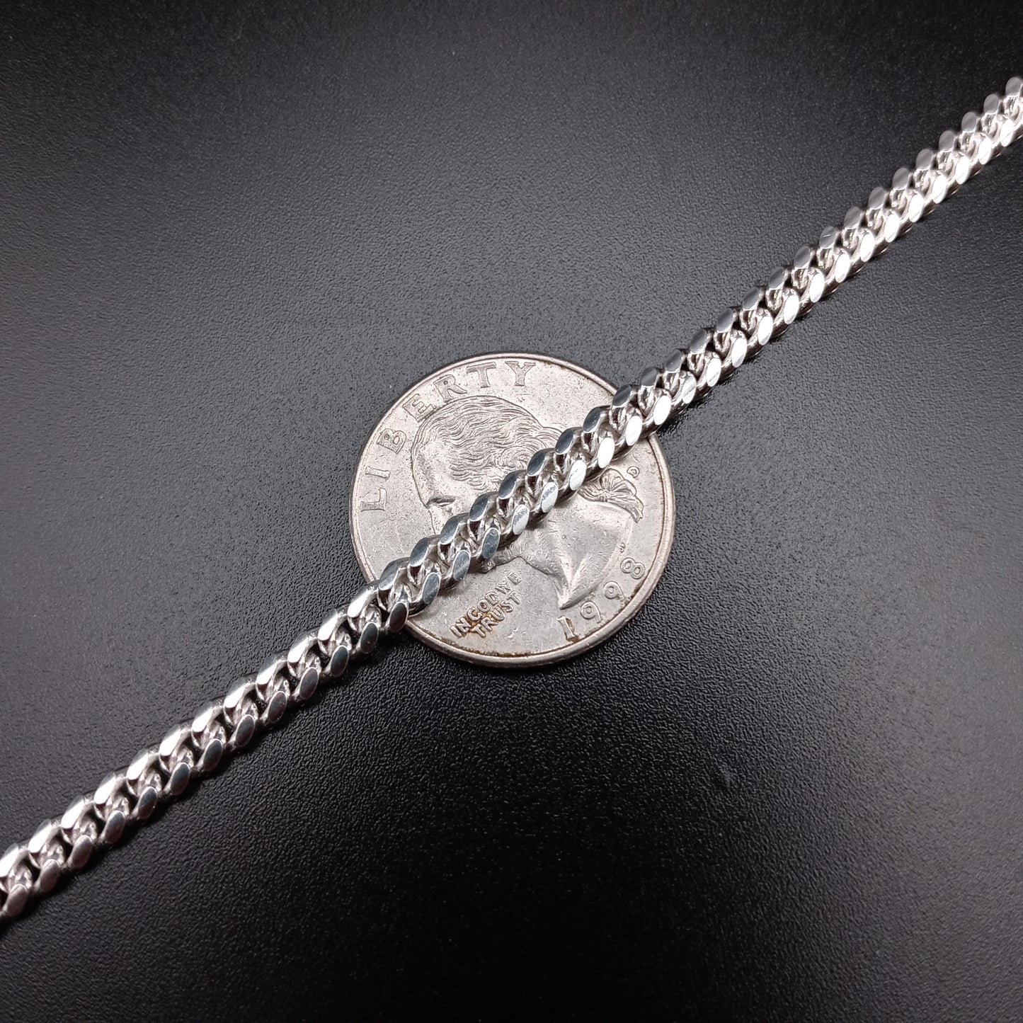 925 Sterling Silver 4.1mm Miami Cuban Link Chain - CH650