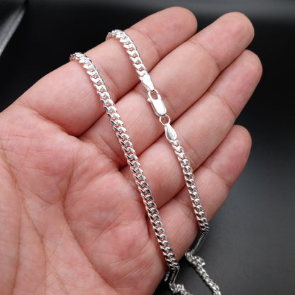 925 Sterling Silver 4.1mm Miami Cuban Link Chain - CH650