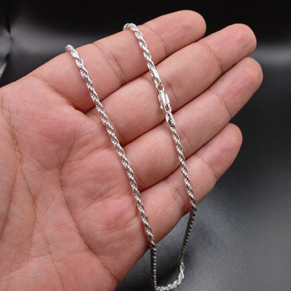 925 Sterling Silver 2.8mm Rope Chain - CH526